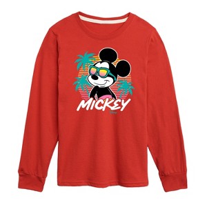 Boys' - Disney - Mickey Sunset Shades Long Sleeve Graphic T-Shirt - 1 of 3