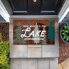 Stupell Industries This Way To Lake Retro Printed Outdoor Door Mat, design by Lula Bijoux & co., 18"x30" - 4 of 4