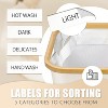 Laundry Basket with Lid, 145L Extra Large Laundry Hamper 3 Section Dirty Clothes Hampers - 4 of 4