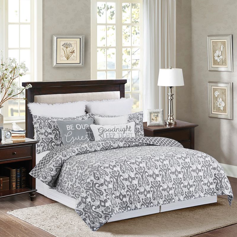 C&F Home Heather Cotton Quilt Set - Reversible and Machine Washable, 1 of 7