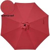 RUMSEM 9' Patio Umbrella Outdoor Table Market Yard Umbrella - 4 of 4