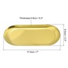 Unique Bargains Candle Dessert Cosmetics Decorative Serving Trays 7 x 3.3 Inch - 2 of 4