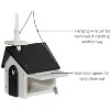 JCs Wildlife Chirping Church Wren and Chickadee Birdhouse - Cute Chapel Style with Predator Guard - 2 of 4