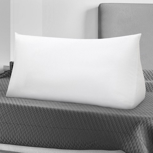 Cheer Collection Wedge Pillow with Detachable Bolster, Gray - Cheer  Collection