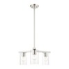 Livex Lighting Zurich 3 - Light Chandelier in  Brushed Nickel - 2 of 4