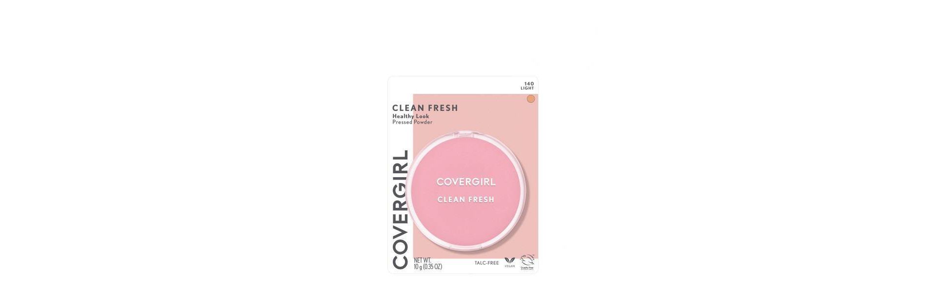 COVERGIRL Clean Fresh Pressed Powder - 140 Light - 0.35oz