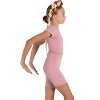 Capezio Wildflower Buttercup Bike Short - Girls Medium - 3 of 3
