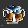 Beer Mugs Acrylic Tabletop Light 11.5 Inch Height for Bar Decor and Game Rooms By Melrose - 3 of 3