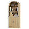 5-Tier Arched Bookshelf, 71.65" Tall Farmhouse Wood Bookcase with Storage Shelves, for Living Room, Bedroom, Home Office - 2 of 4