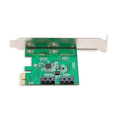 IO Crest 2 Port PCI-E 2.0 x1 SATA III 6Gbps RAID Controller Card with HyperDuo