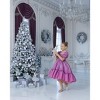 2Bunnies Girls Petticoat High-Low Ruffled Shimmer Birthday Gown Princess Costume Dress Puff Sleeve - 4 of 4