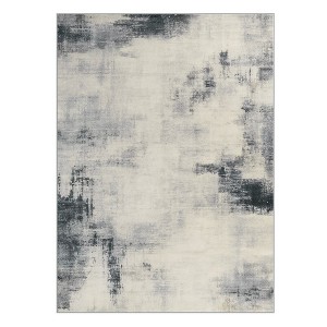 SONGMICS Area Rug, 5x7 ft 8x10 ft Rug for Living Room, Non-Slip Carpet, Modern Abstract Style, Home Decor, Machine Washable - 1 of 4