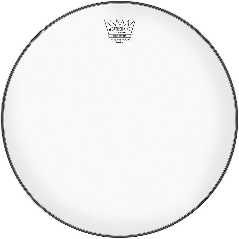 Remo Ambassador Hazy Classic Fit Snare Side Drum Head, 1 of 2