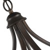 Chloe Lighting Ryder Farmhouse 5 Light Antique Wood Finish Hanging Ceiling Pendant 20" Wide - 4 of 4
