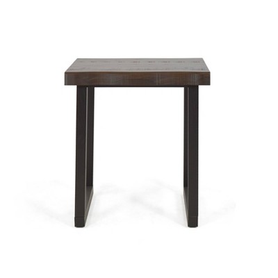 Jennings Live Edge End Table Cherry/Black - Steve Silver Co.