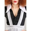 HalloweenCostumes.com Large  Women  Adult Rocky Horror Show Magenta Costume - Classic Movie Outfit for Halloween,  Cosplay, Role-Playing, White/Black - 3 of 4