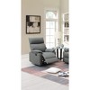 Burlap Fabric Manual Recliner Chair with Cushion Back, Pillow Top Arms, and Padded Headrest - 3 of 4