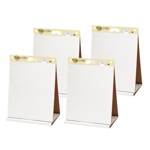 Post-it Super Sticky Mini Easel Pad, 15 x 18 Inches, 20 Sheets/Pad, 1 Pad,  White Premium Self Stick Flip Chart Paper