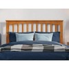 AFI Furnishings Mission Full Foundation Bed with Charging Station in Light Toffee - 3 of 4