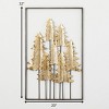 Gold Metal Tree Wall Decor Multicolor 32"H Metal - 4 of 4