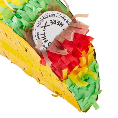 Mini Yellow Taco Piñatas for Festive Celebrations