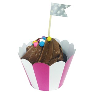 Wrapables Standard Size Chevron Cupcake Wrappers - 1 of 4