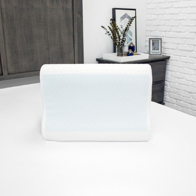 SensorPEDIC Essential Collection Gel-Overlay Memory Foam Contour Bed Pillow