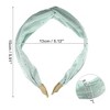 Unique Bargains Women's Fashion Faux Diamond Knitted Crossover Headband 5.91"x2.17" 1 Pc - 4 of 4