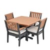 Symmetrical Backyard Dining Group - Structural Composite Construction + Deep-Cushion Quick-Dry Comfort System - 3 of 4