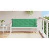 vidaXL Garden Bench Cushion Set of 2 Green Oxford fabric (100% polyester) - 3 of 4
