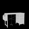 Lyngins Multi-Functional Computer Desk with 2 Outlets, 1 USB, 1 Type-C, 3 Fabric Drawers + Large Side Pocket, Gaming Desk/Office Desk for Home Office - 4 of 4