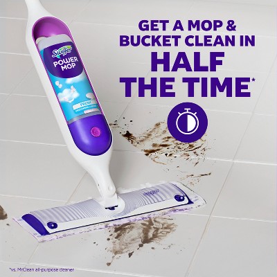 Swiffer Power Mop Multi-Surface Kit with Scrubbing Strips
