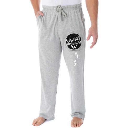 Harry Potter Pajama Pants Men's Mischief Managed Up To No Good Lounge ...