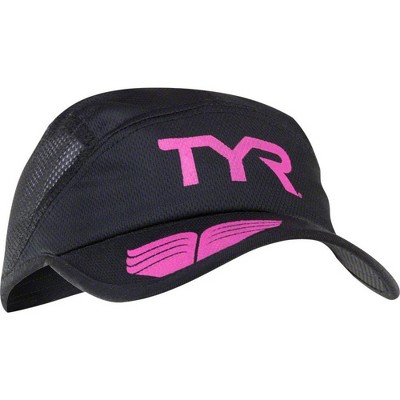 pink running cap