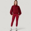 Anna-Kaci Active Women's Zip-Up Activewear Jacket with High Collar Long Sleeves and Relaxed Elastic Hem for Workout Wear - 3 of 4