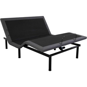Adjustable Bed Frame, Electric Bed Base with Massage, Head & Foot Incline, Wireless Remote, 2 Built-in USB Ports, LED Night Light - 1 of 1