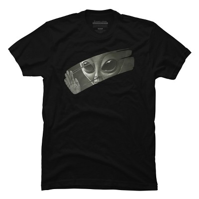 Men's Design By Humans Alien By surgeryminor T-Shirt