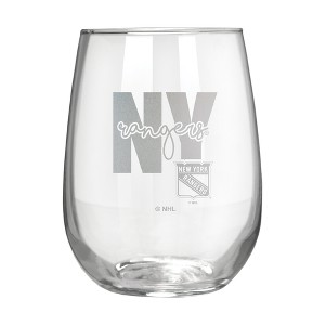 NHL New York Rangers The Vino Stemless 17oz Wine Glass - Clear - 1 of 1