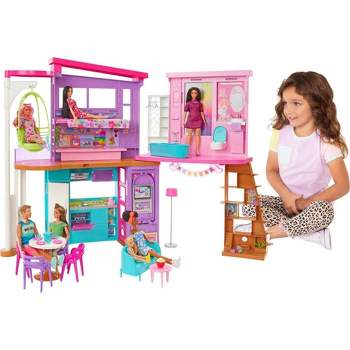 Barbie Dreamhouse, 75+ Pieces, Pool Party Doll House with 3 Story