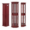 Corner Cabinet Display Case,Corner China Cabinet with Glass Doors,Cabinet with Customizable Glass Shelves and Inclusive Bead Bulb-Cuddlewood - 3 of 4