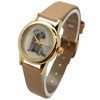 Olivia Pratt Cat and Dog Face Faux Leather Band Women Watch - image 3 of 4