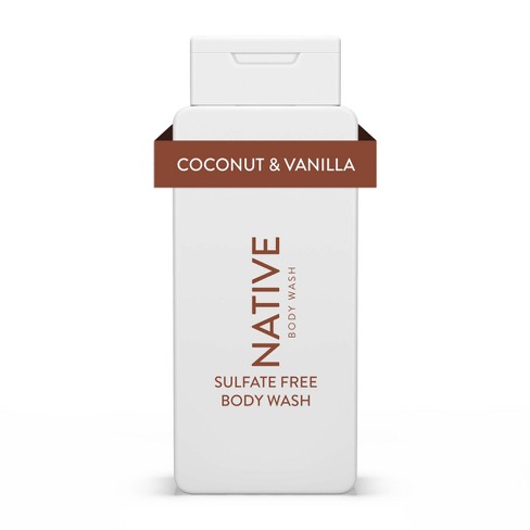 Native Body Wash - Coconut & Vanilla - Sulfate Free - 18 Fl Oz : Target