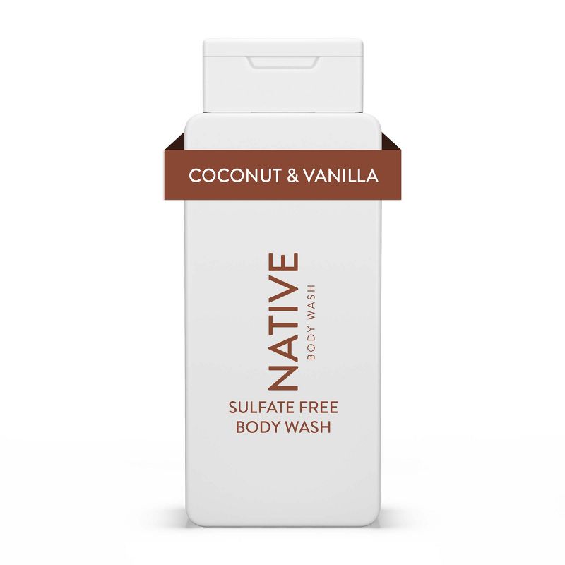 Native Body Wash - Coconut &#38; Vanilla - Sulfate Free - 18 fl oz, 1 of 15
