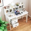 Tangkula Home Office Desk with Power Outlets Type-C 48'' Computer Desk Workstation - 4 of 4
