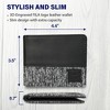 Fila Men’s Leather Minimalist Bifold Wallet, Front Pocket RFID - 4 of 4
