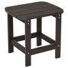 Sonkuki Patio HIPS Adirondack Side Table, Outdoor Square End Table - 2 of 4