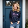 Simply Sage Market Women's Graphic Sweatshirt Paris Coquette Bow - 2 of 3