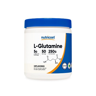 Nutricost L-Glutamine Powder (500 Grams / 100 x 5mg Servings of Unflavored L-Glutamine) | Amino Acid Supplement for Pre-workout and Post-workout