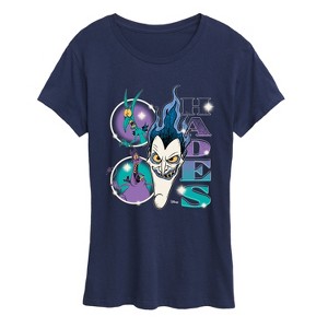 Women's - Disney - Hades Bootleg Short Sleeve Graphic T-Shirt - 1 of 4