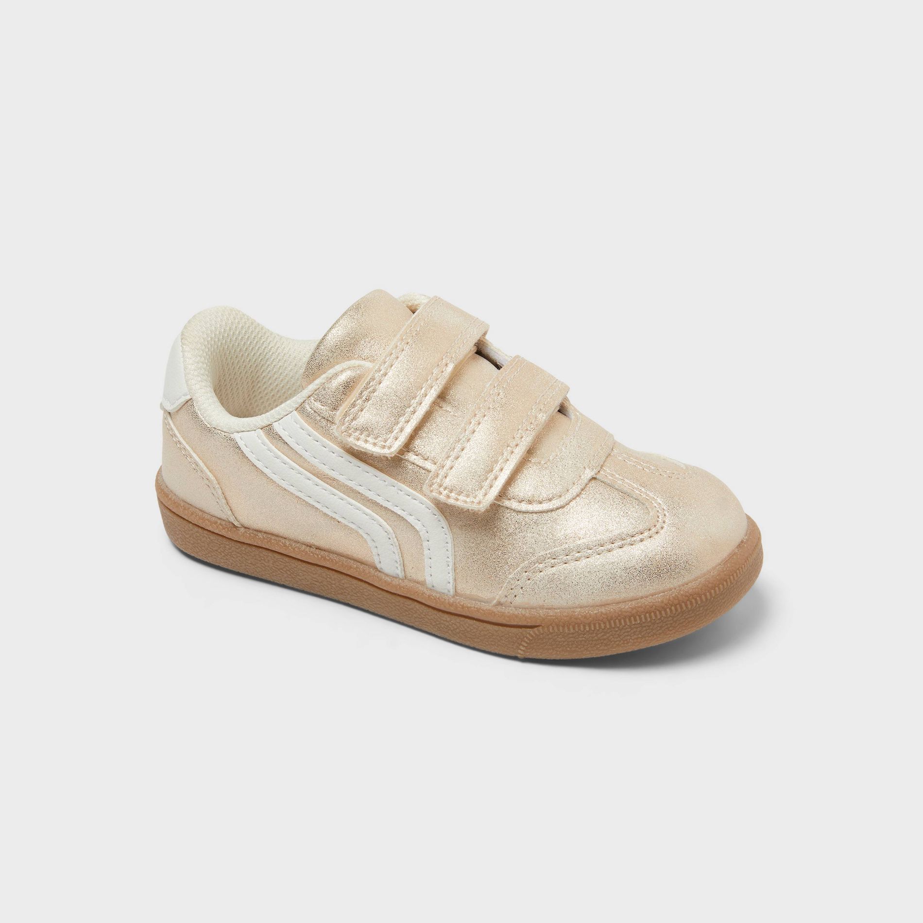 Toddler Dakota Retro Hook and Loop Closure Court Sneakers - Cat & Jack™ Gold